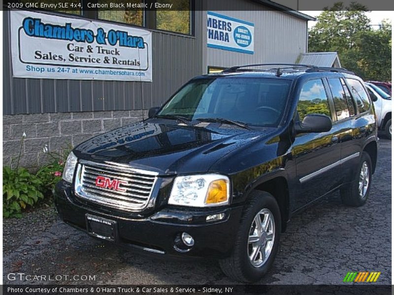 Carbon Black Metallic / Ebony 2009 GMC Envoy SLE 4x4