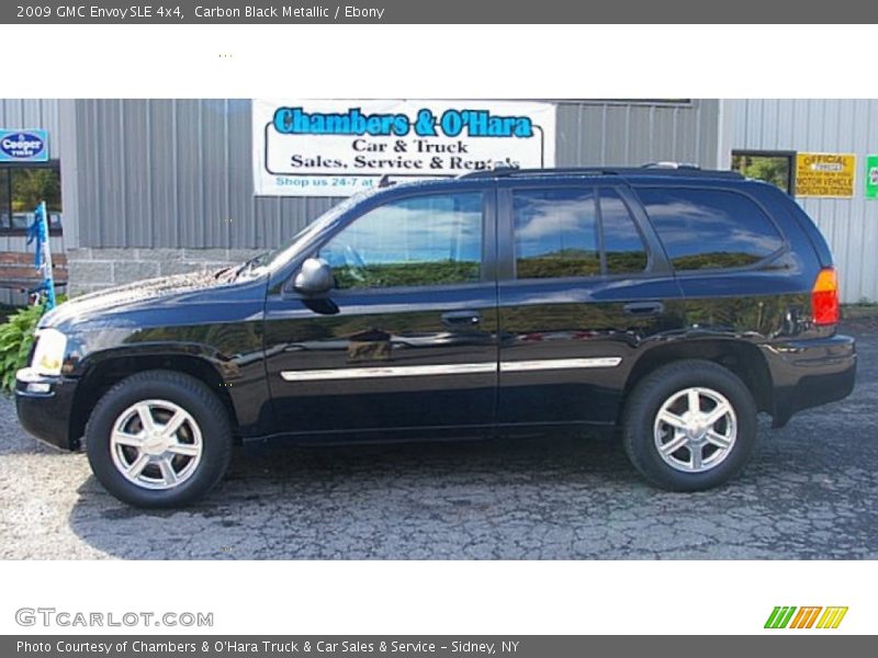 Carbon Black Metallic / Ebony 2009 GMC Envoy SLE 4x4
