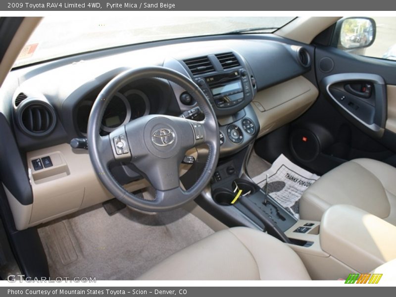 Pyrite Mica / Sand Beige 2009 Toyota RAV4 Limited 4WD