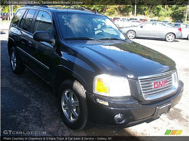 Carbon Black Metallic / Ebony 2009 GMC Envoy SLE 4x4