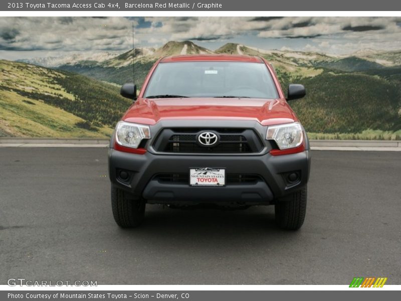 Barcelona Red Metallic / Graphite 2013 Toyota Tacoma Access Cab 4x4