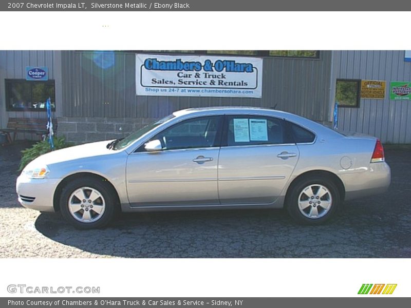 Silverstone Metallic / Ebony Black 2007 Chevrolet Impala LT
