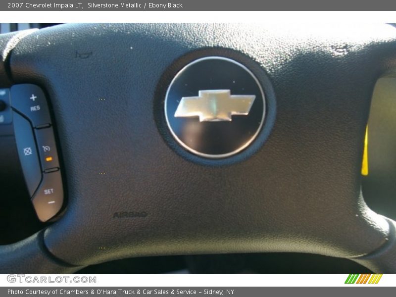 Silverstone Metallic / Ebony Black 2007 Chevrolet Impala LT