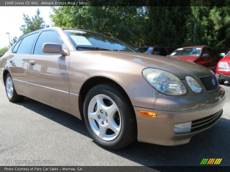 Antique Bronze Mica / Ivory 1998 Lexus GS 400