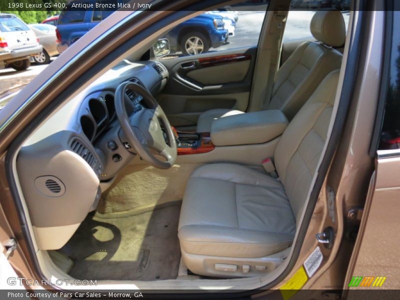 Antique Bronze Mica / Ivory 1998 Lexus GS 400