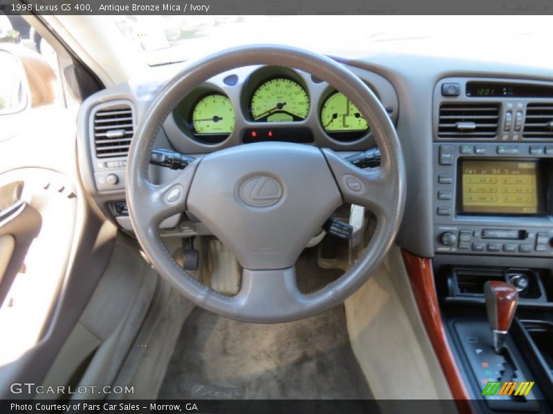 Antique Bronze Mica / Ivory 1998 Lexus GS 400