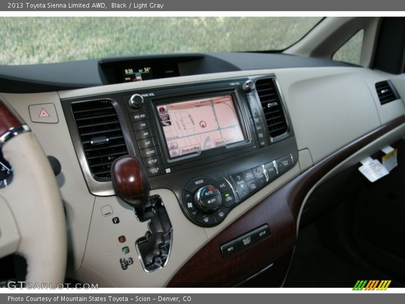 Dashboard of 2013 Sienna Limited AWD