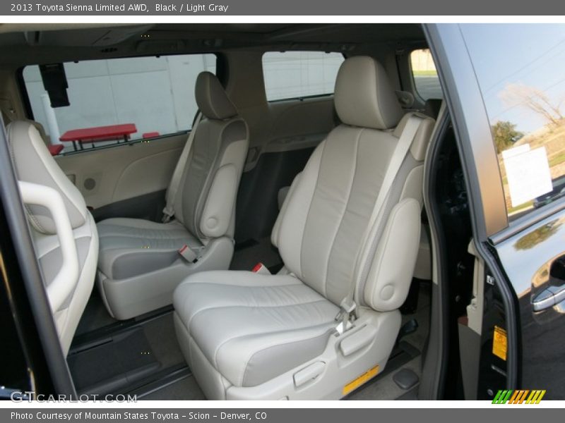 Rear Seat of 2013 Sienna Limited AWD