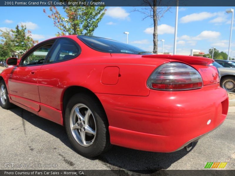 Bright Red / Graphite 2001 Pontiac Grand Prix GT Coupe