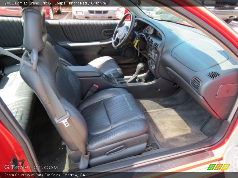 Bright Red / Graphite 2001 Pontiac Grand Prix GT Coupe