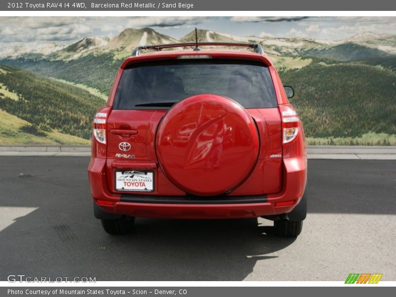 Barcelona Red Metallic / Sand Beige 2012 Toyota RAV4 I4 4WD