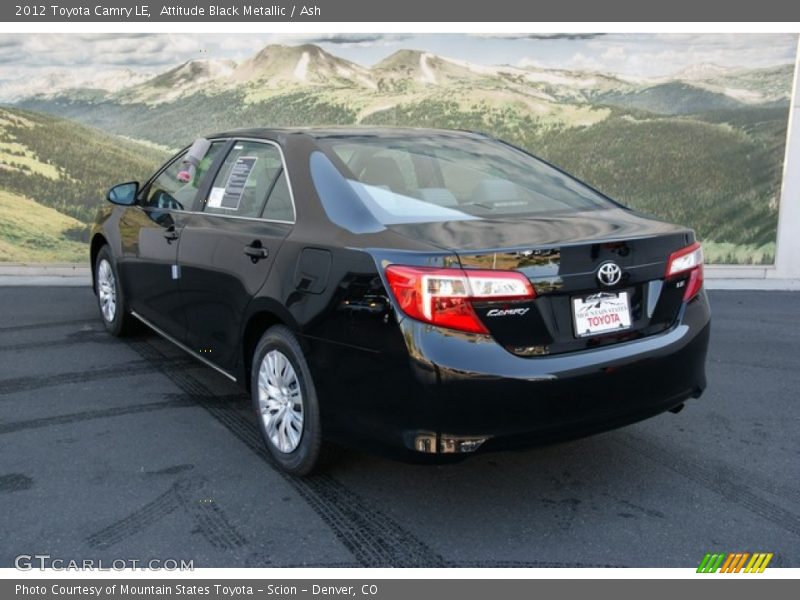 Attitude Black Metallic / Ash 2012 Toyota Camry LE