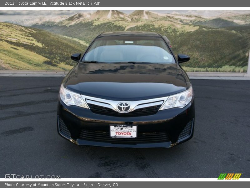 Attitude Black Metallic / Ash 2012 Toyota Camry LE