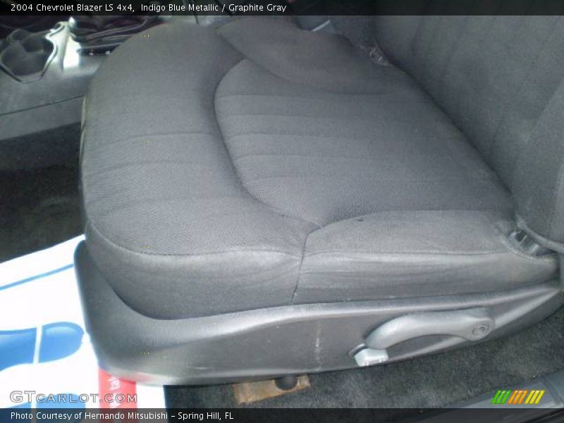 Indigo Blue Metallic / Graphite Gray 2004 Chevrolet Blazer LS 4x4