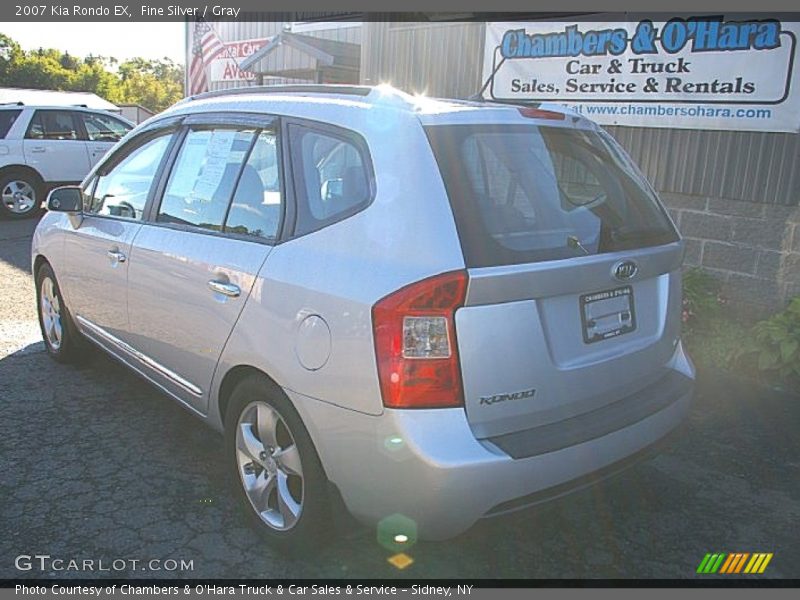 Fine Silver / Gray 2007 Kia Rondo EX