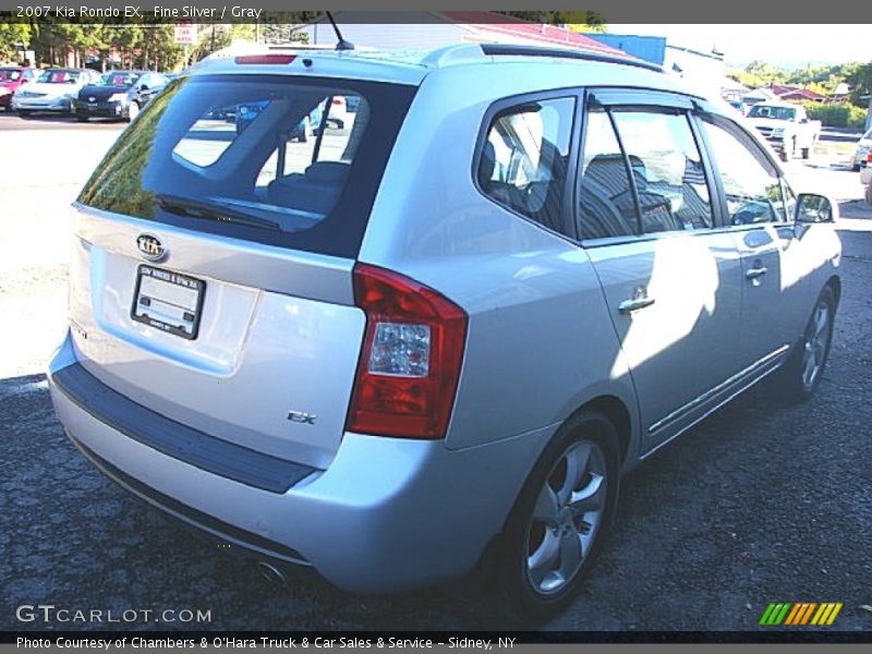 Fine Silver / Gray 2007 Kia Rondo EX