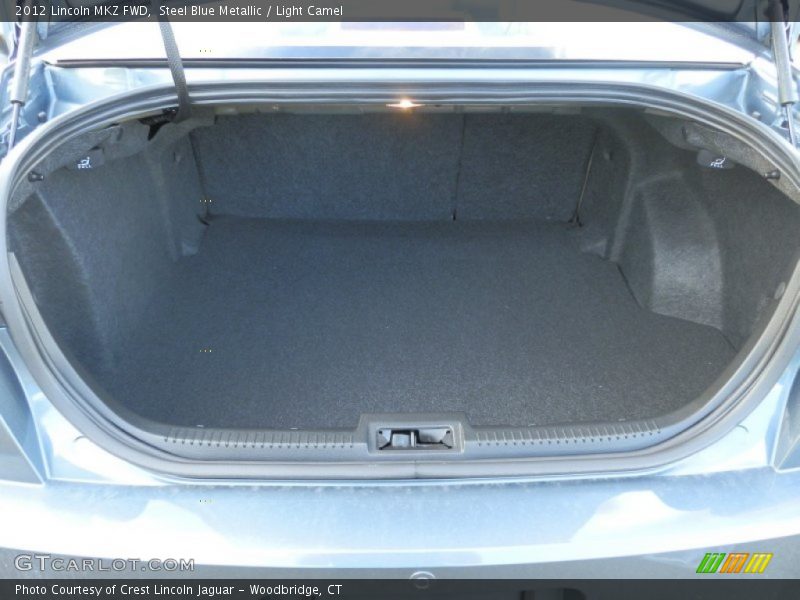 Steel Blue Metallic / Light Camel 2012 Lincoln MKZ FWD