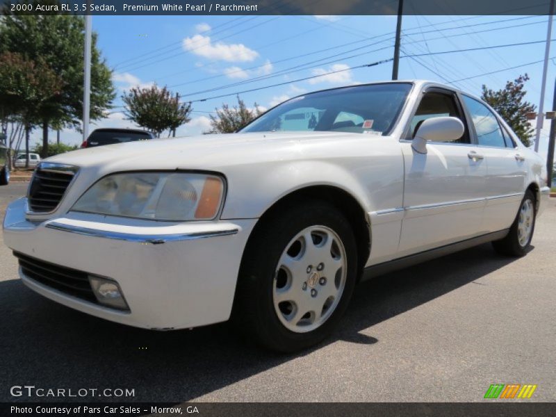 Premium White Pearl / Parchment 2000 Acura RL 3.5 Sedan