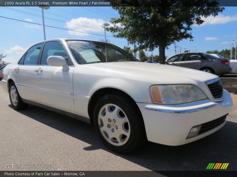 Premium White Pearl / Parchment 2000 Acura RL 3.5 Sedan