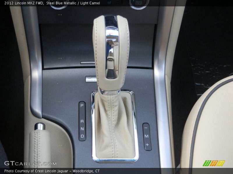 Steel Blue Metallic / Light Camel 2012 Lincoln MKZ FWD