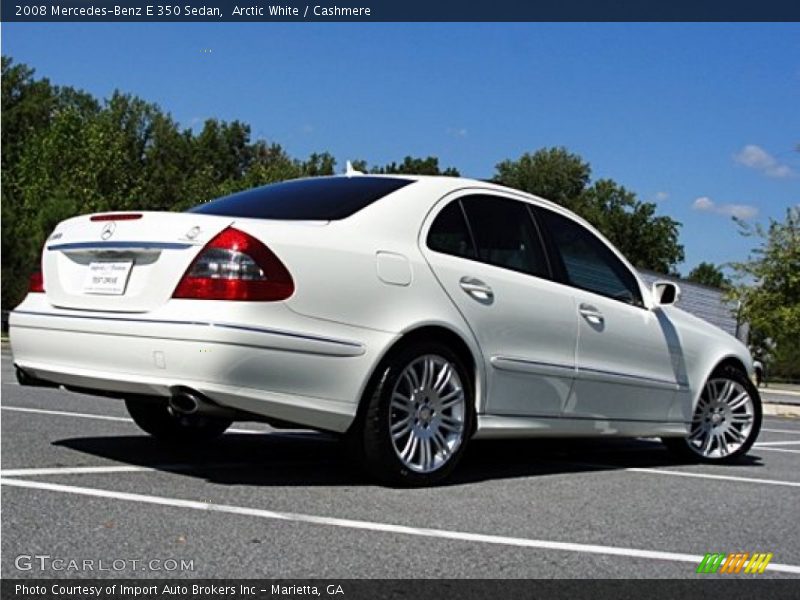 Arctic White / Cashmere 2008 Mercedes-Benz E 350 Sedan