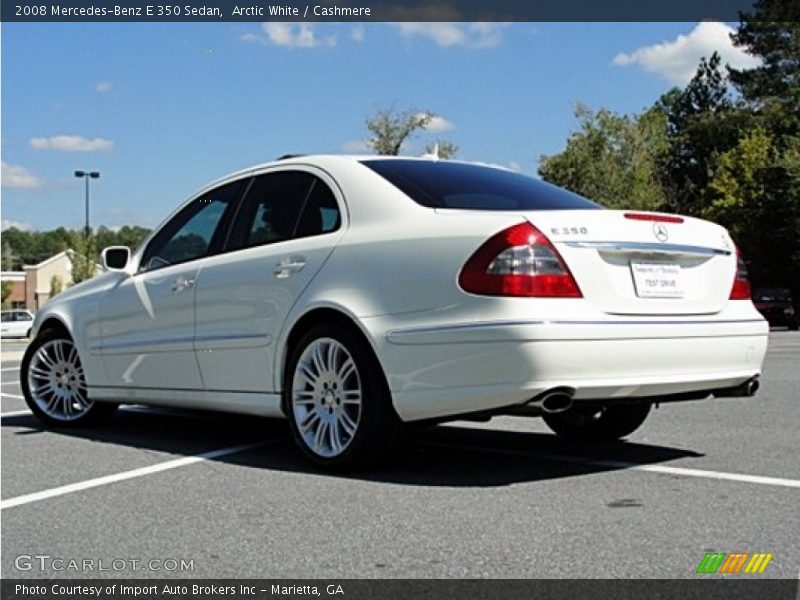 Arctic White / Cashmere 2008 Mercedes-Benz E 350 Sedan