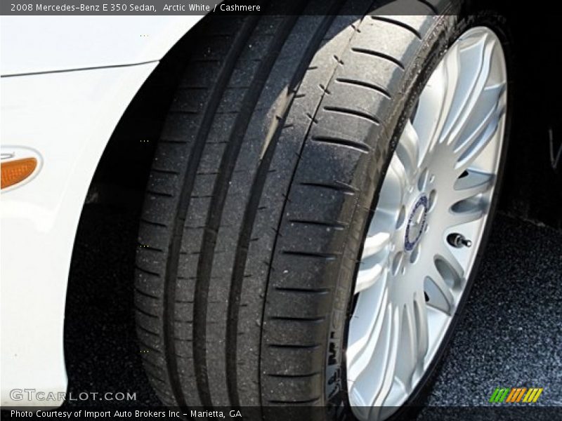 Arctic White / Cashmere 2008 Mercedes-Benz E 350 Sedan