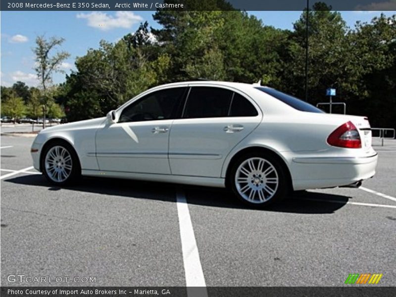 Arctic White / Cashmere 2008 Mercedes-Benz E 350 Sedan