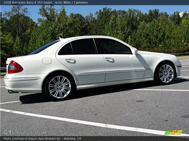 Arctic White / Cashmere 2008 Mercedes-Benz E 350 Sedan