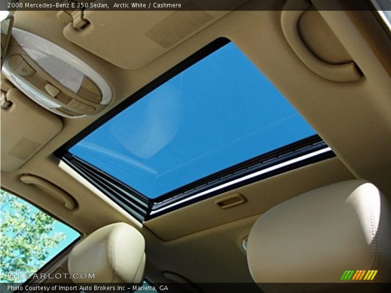Arctic White / Cashmere 2008 Mercedes-Benz E 350 Sedan
