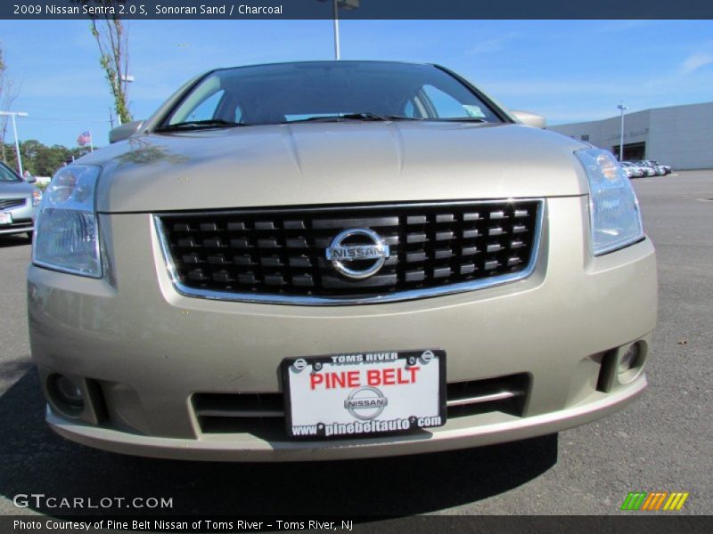 Sonoran Sand / Charcoal 2009 Nissan Sentra 2.0 S