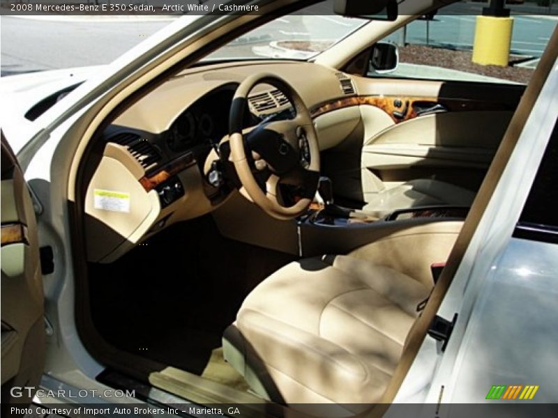 Arctic White / Cashmere 2008 Mercedes-Benz E 350 Sedan