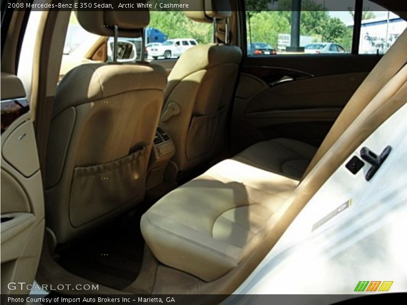 Arctic White / Cashmere 2008 Mercedes-Benz E 350 Sedan