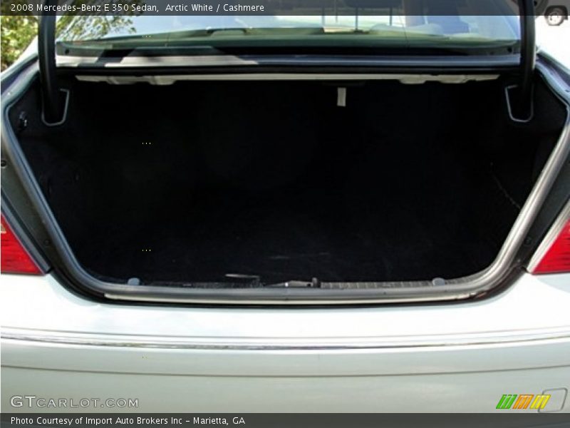 Arctic White / Cashmere 2008 Mercedes-Benz E 350 Sedan
