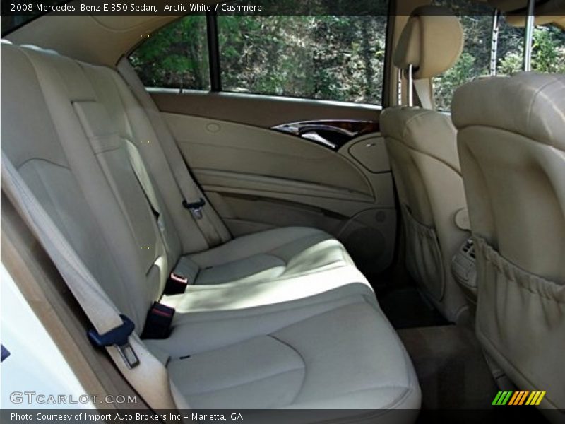 Arctic White / Cashmere 2008 Mercedes-Benz E 350 Sedan