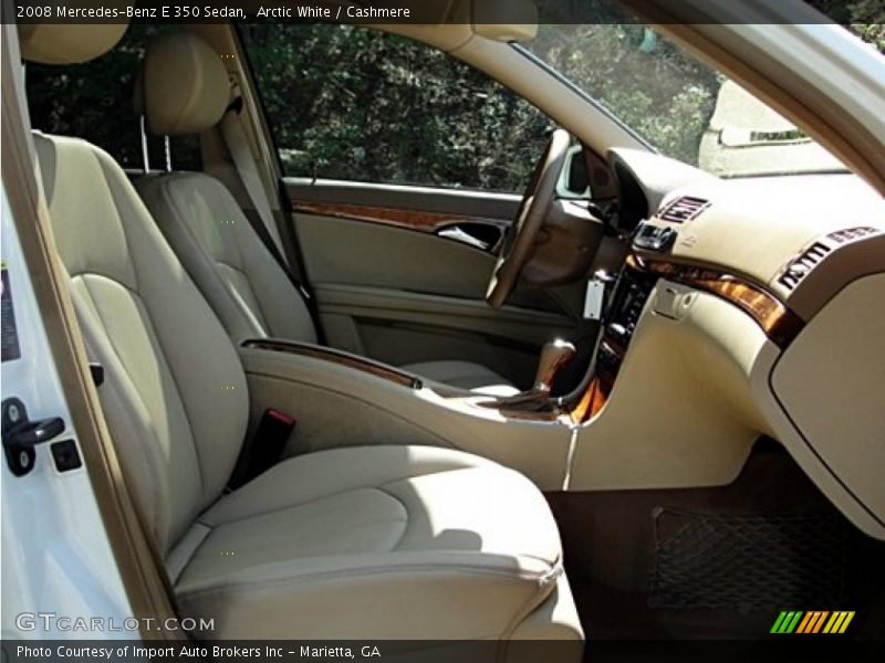 Arctic White / Cashmere 2008 Mercedes-Benz E 350 Sedan