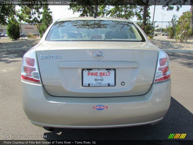 Sonoran Sand / Charcoal 2009 Nissan Sentra 2.0 S