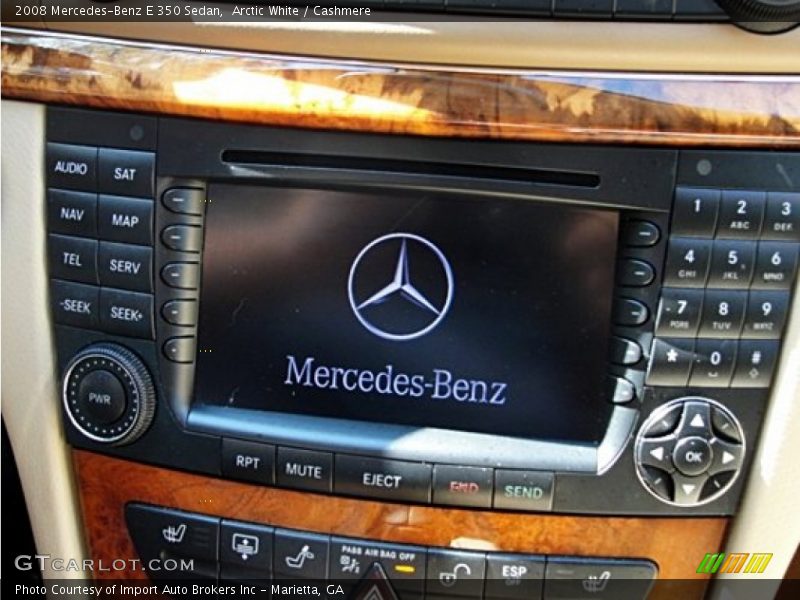 Arctic White / Cashmere 2008 Mercedes-Benz E 350 Sedan