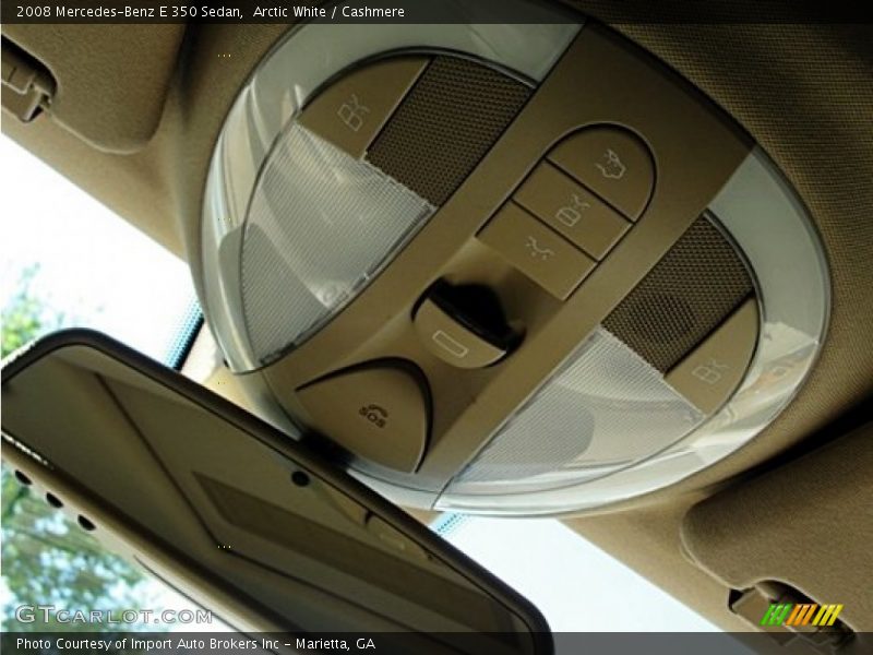 Arctic White / Cashmere 2008 Mercedes-Benz E 350 Sedan