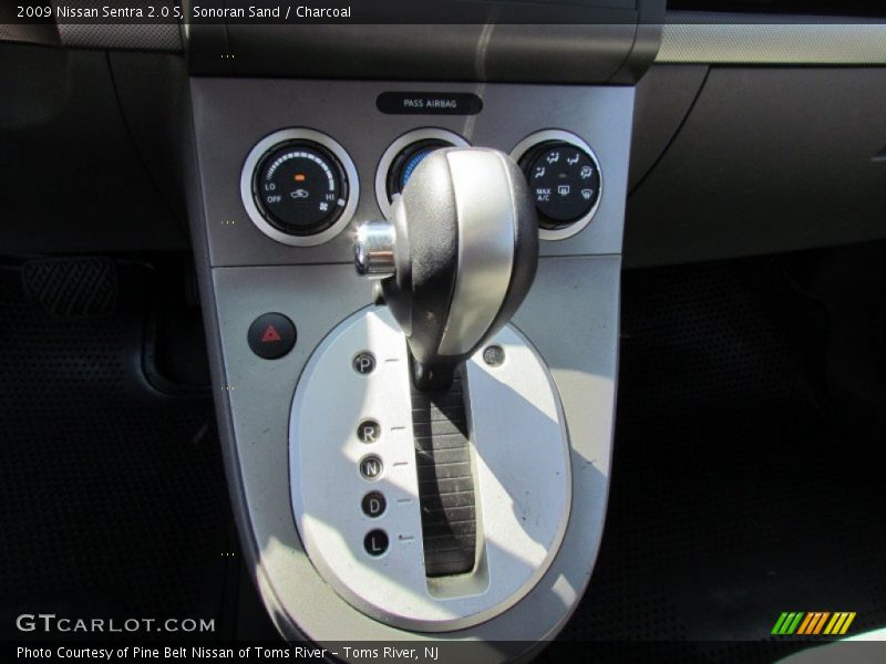 Sonoran Sand / Charcoal 2009 Nissan Sentra 2.0 S