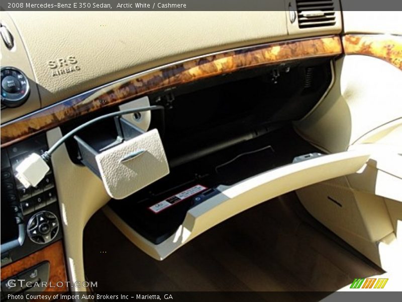 Arctic White / Cashmere 2008 Mercedes-Benz E 350 Sedan