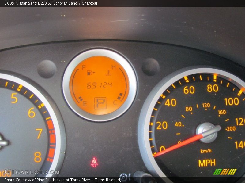 Sonoran Sand / Charcoal 2009 Nissan Sentra 2.0 S