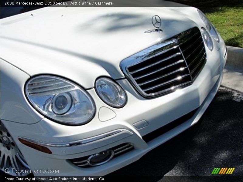 Arctic White / Cashmere 2008 Mercedes-Benz E 350 Sedan