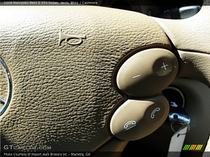 Arctic White / Cashmere 2008 Mercedes-Benz E 350 Sedan