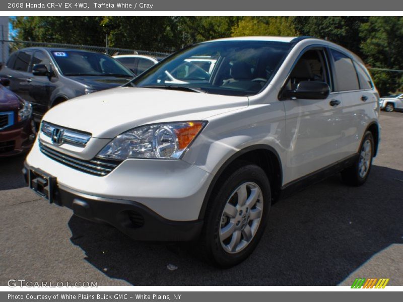 Taffeta White / Gray 2008 Honda CR-V EX 4WD