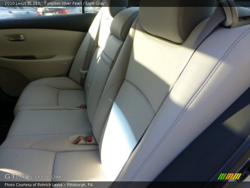 Tungsten Silver Pearl / Light Gray 2010 Lexus ES 350