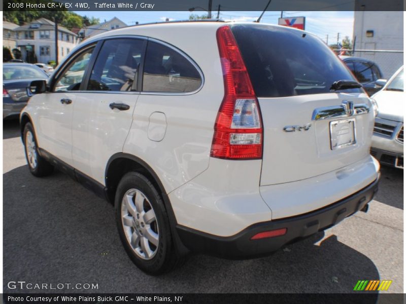 Taffeta White / Gray 2008 Honda CR-V EX 4WD