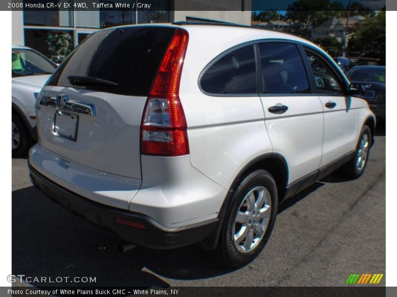 Taffeta White / Gray 2008 Honda CR-V EX 4WD