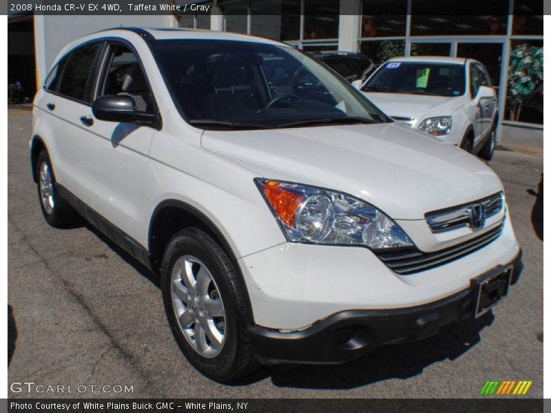 Taffeta White / Gray 2008 Honda CR-V EX 4WD