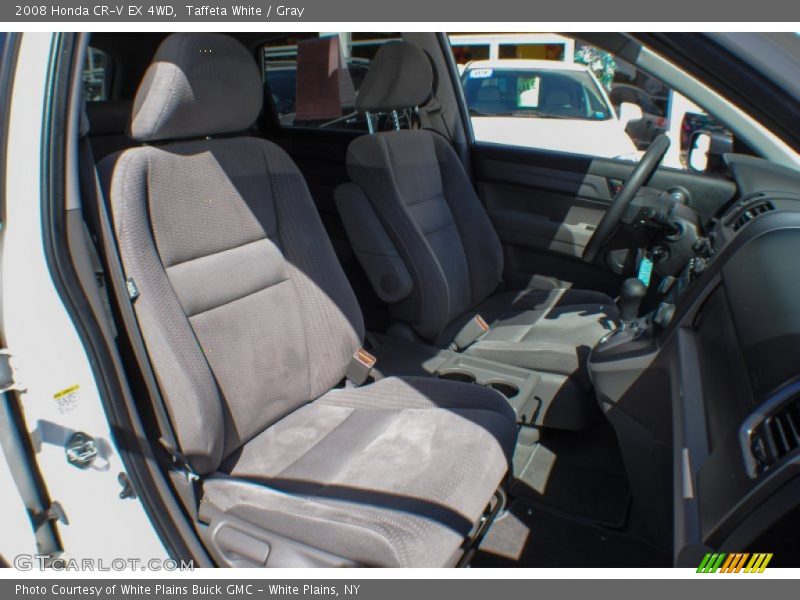 Taffeta White / Gray 2008 Honda CR-V EX 4WD